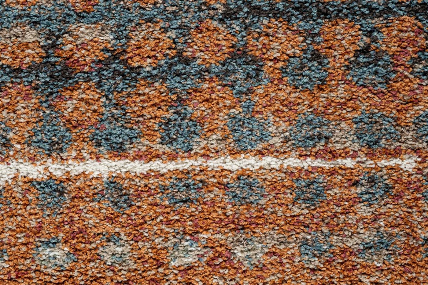 TaraCarpet Langflor-Teppich TaraCarpet Berber Gent Wohnzimmer,Schlafzimmer,Esszimmer multi, rechteckig, Höhe: 25 mm, moderner Hochflor gemustert Multicolor 133x – Bild 4 von 5
