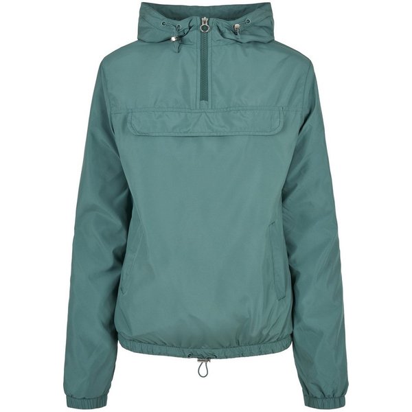 URBAN CLASSICS Langmantel Urban Classics Damen Ladies Basic Pull Over Jacket