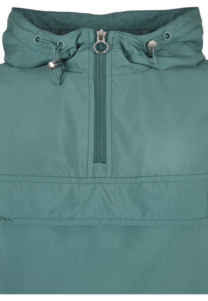 URBAN CLASSICS Langmantel Urban Classics Damen Ladies Basic Pull Over Jacket – Bild 3 von 5