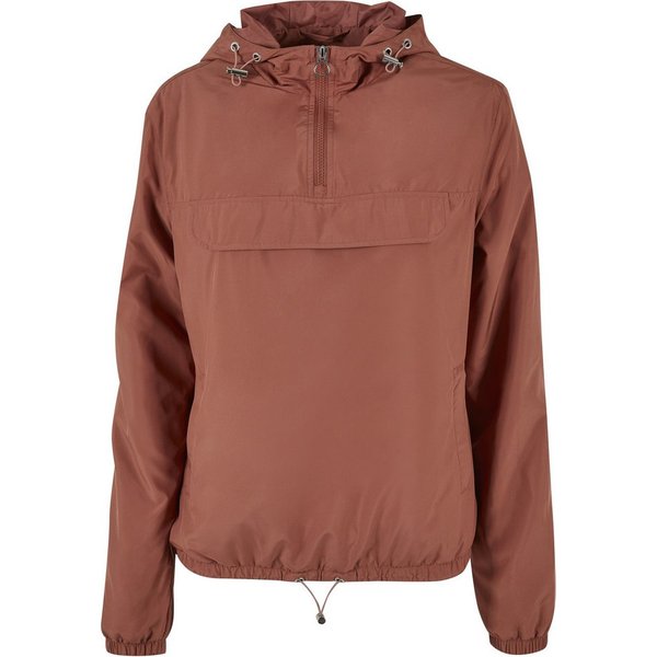 URBAN CLASSICS Langmantel Urban Classics Damen Ladies Basic Pull Over Jacket