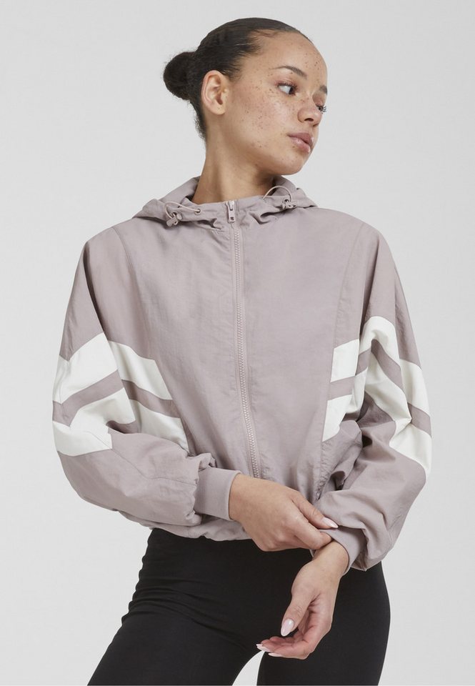 URBAN CLASSICS Langmantel Urban Classics Damen Ladies Crinkle Batwing Jacket – Bild 5 von 5