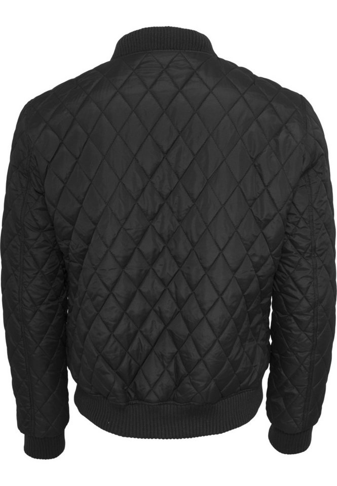 URBAN CLASSICS Langmantel Urban Classics Herren Diamond Quilt Jacket – Bild 2 von 5