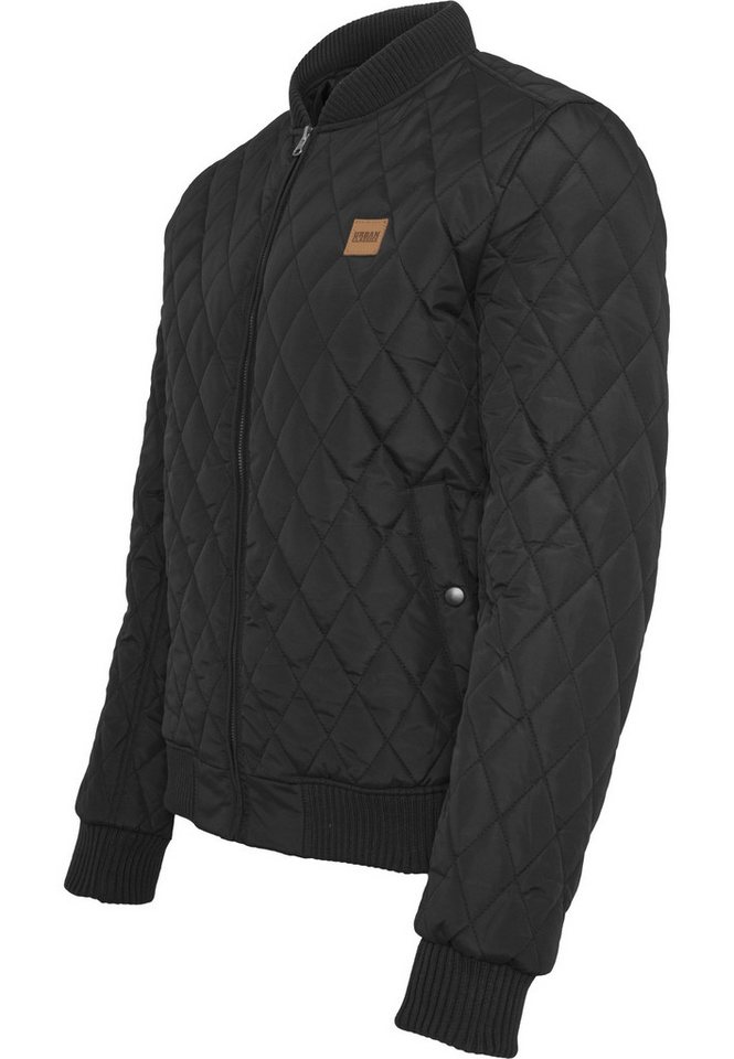 URBAN CLASSICS Langmantel Urban Classics Herren Diamond Quilt Jacket – Bild 3 von 5