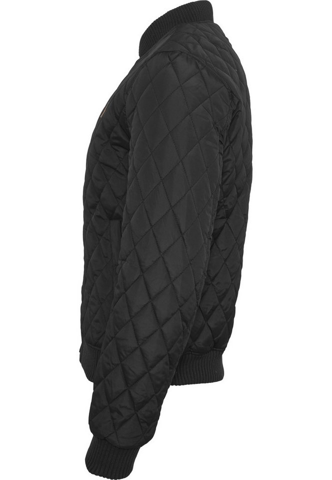 URBAN CLASSICS Langmantel Urban Classics Herren Diamond Quilt Jacket – Bild 4 von 5