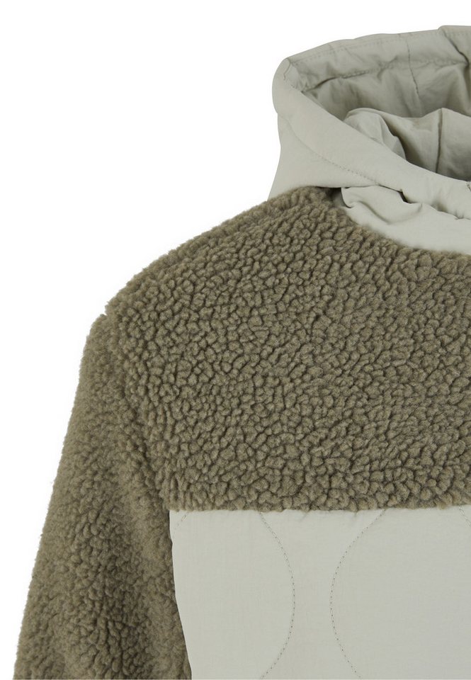URBAN CLASSICS Langmantel Urban Classics Ladies Sherpa Crinkle Nylon Mix Jacket – Bild 4 von 5