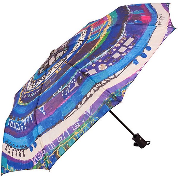 BIGGDESIGN Langregenschirm Biggdesign Evil Eye Mini Regenschirm – Kompakt, windstabil & zuverläss