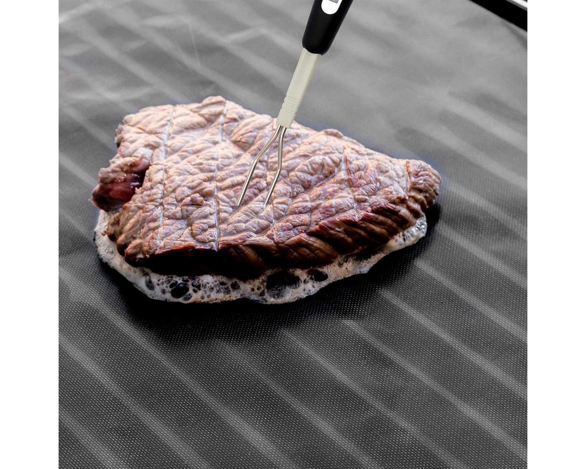 Lantelme Backmatte 2 Stück Wiederverwendbar Backblechmatte auch als Grillmatte, Kohlefaserstoff (Spar-Set, 2-tlg., 2er Pack, Für Grillrost und Backblech im Back – Bild 2 von 5