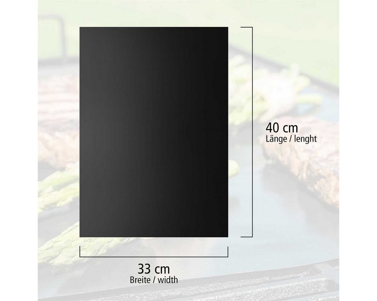Lantelme Backmatte 2 Stück Wiederverwendbar Backblechmatte auch als Grillmatte, Kohlefaserstoff (Spar-Set, 2-tlg., 2er Pack, Für Grillrost und Backblech im Back – Bild 4 von 5