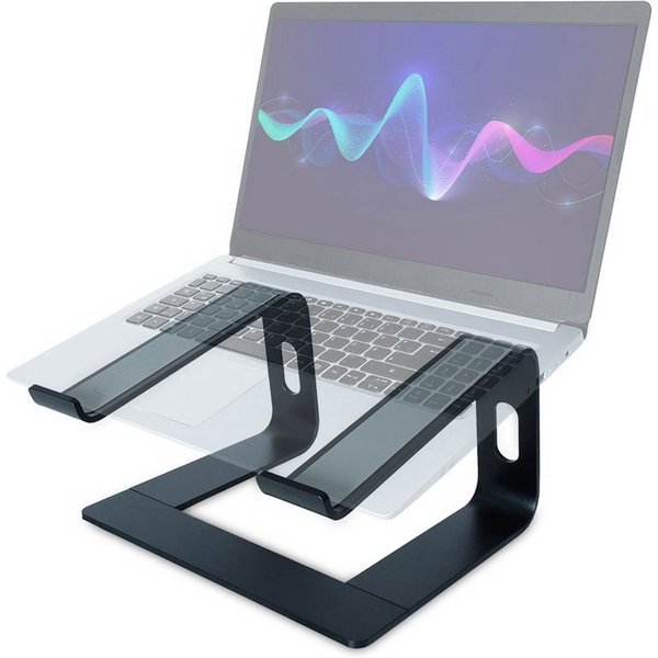 keepdrum Laptop-Ständer keepdrum RS102BK Laptopständer Schwarz, (bis 20 Zoll, 1 Stück, Universal Laptopständer)