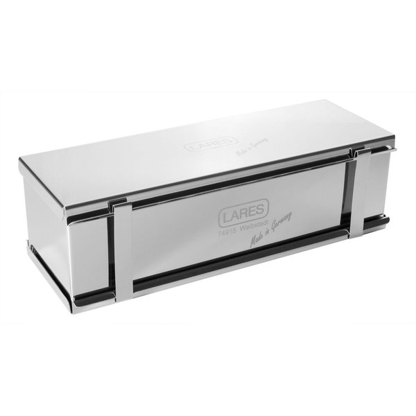 LARES Kastenform 6330, Toastbrotform mit Teiler, zum Backen von verschiedenen Leckereien - 30x10x9cm - Made in Germany