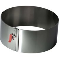 LARES Tortenring mit Klemmhebel, H: 10 cm, Ø 18 - 30 cm