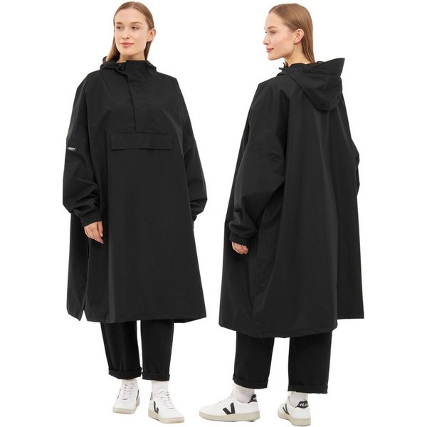 LARKSON Regenponcho Lykke Regenponcho, Wassersäule 10.000 mm (1-St) Wasserdichtes Regencape mit verschweißten Nähten