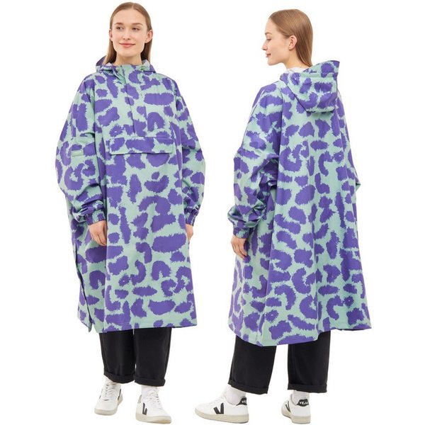LARKSON Regenponcho Lykke Regenponcho, Wassersäule 10.000 mm (1-St) Wasserdichtes Regencape mit verschweißten Nähten