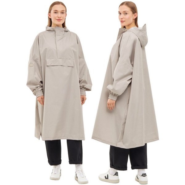 LARKSON Regenponcho Lykke Regenponcho, Wassersäule 10.000 mm (1-St) Wasserdichtes Regencape mit verschweißten Nähten