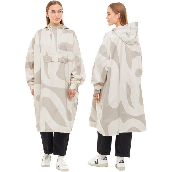 LARKSON Regenponcho Lykke Regenponcho, Wassersäule 10.000 mm (1-St) Wasserdichtes Regencape mit verschweißten Nähten