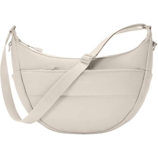 LARKSON Umhängetasche Emma Half Moon Bag, Puffer Halbmondtasche mit vielen Fächern