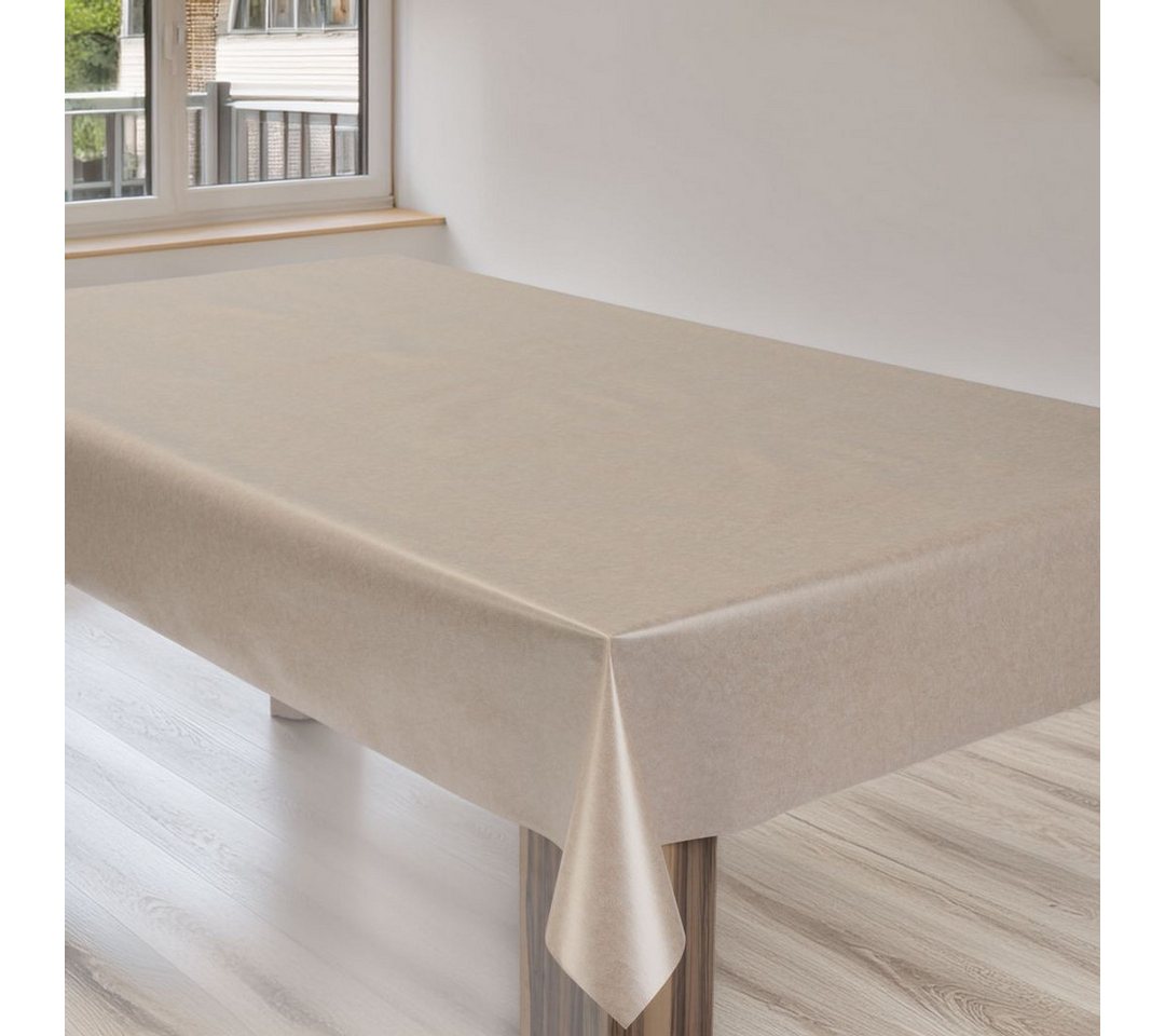 laro Tischdecke Wachstuchtischdecke Uni Style PVC Eckig – Bild 4 von 5
