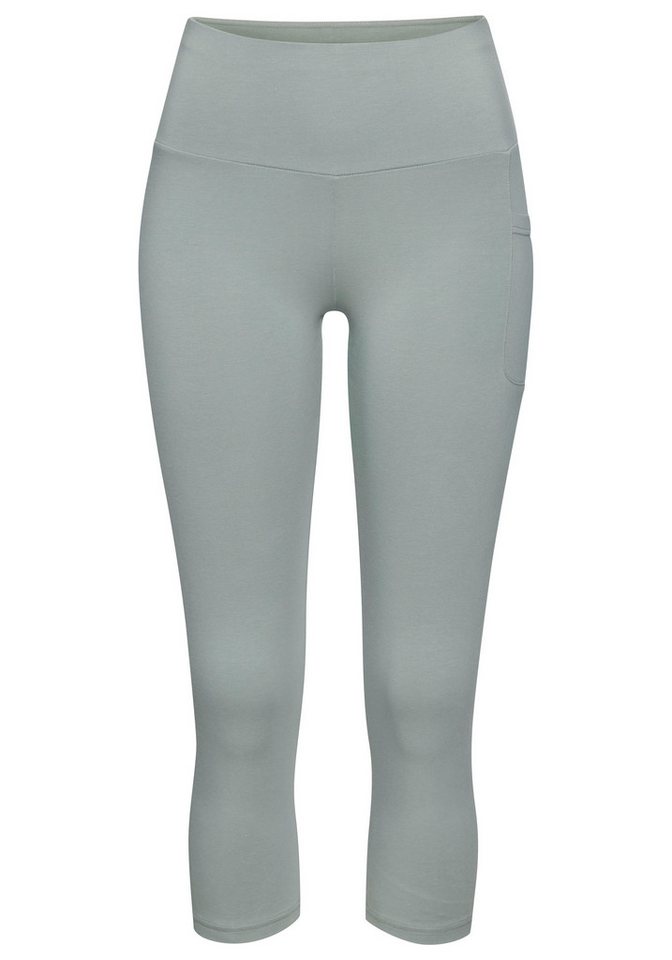 LASCANA ACTIVE 3/4-Leggings mit Handytasche, Loungewear – Bild 2 von 5