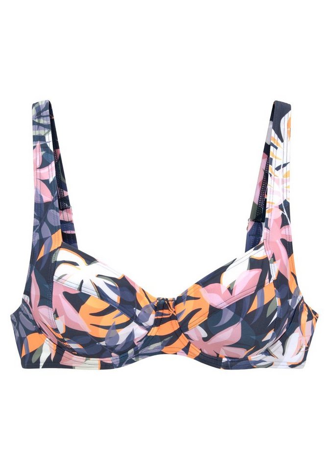 LASCANA ACTIVE Bügel-Bikini-Top Wave, breite Träger – Bild 2 von 5