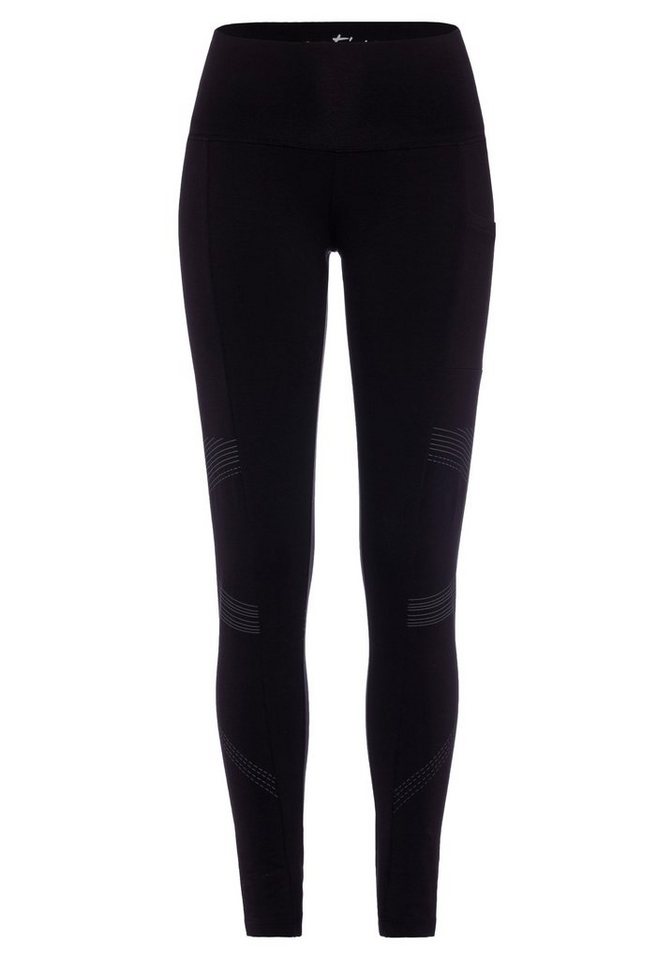 LASCANA ACTIVE Leggings mit optischen Reflektorprint und Handytasche, Loungewear – Bild 2 von 5
