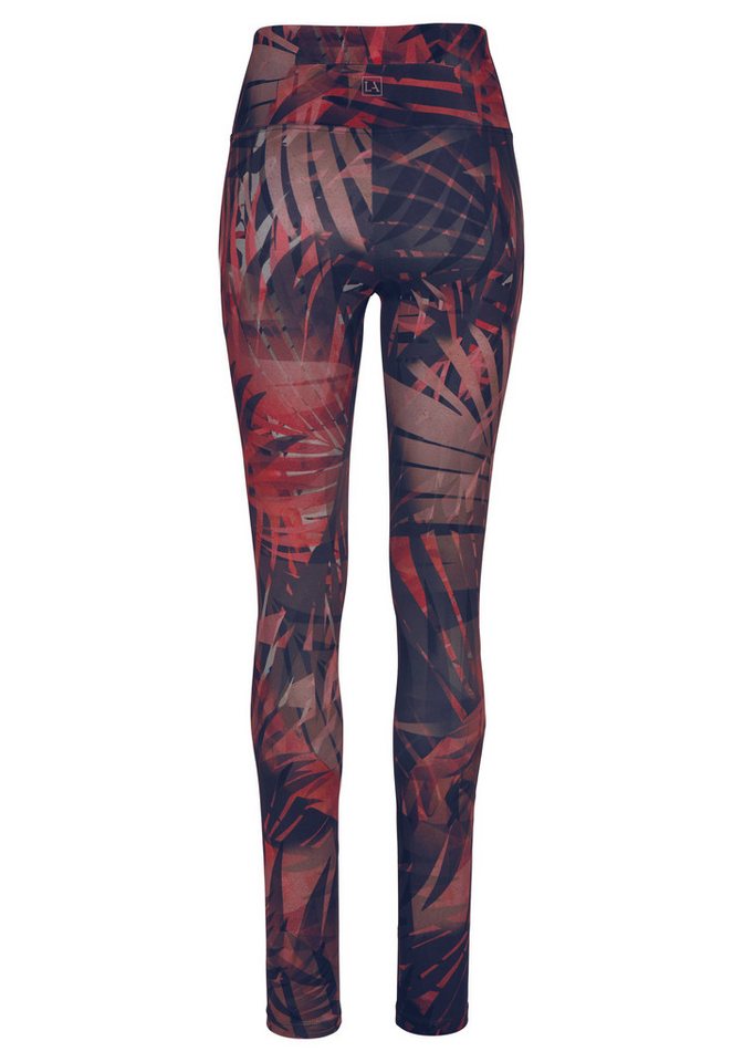 LASCANA ACTIVE Leggings Tropical mit abstraktem Palmenprint, Loungewear – Bild 4 von 5