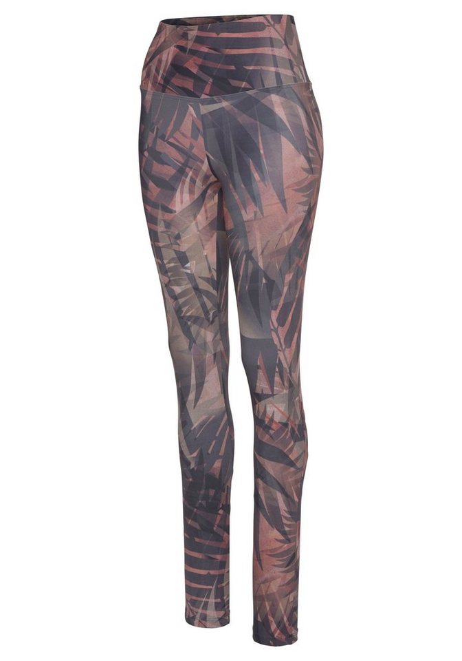 LASCANA ACTIVE Leggings Tropical mit abstraktem Palmenprint, Loungewear – Bild 5 von 5