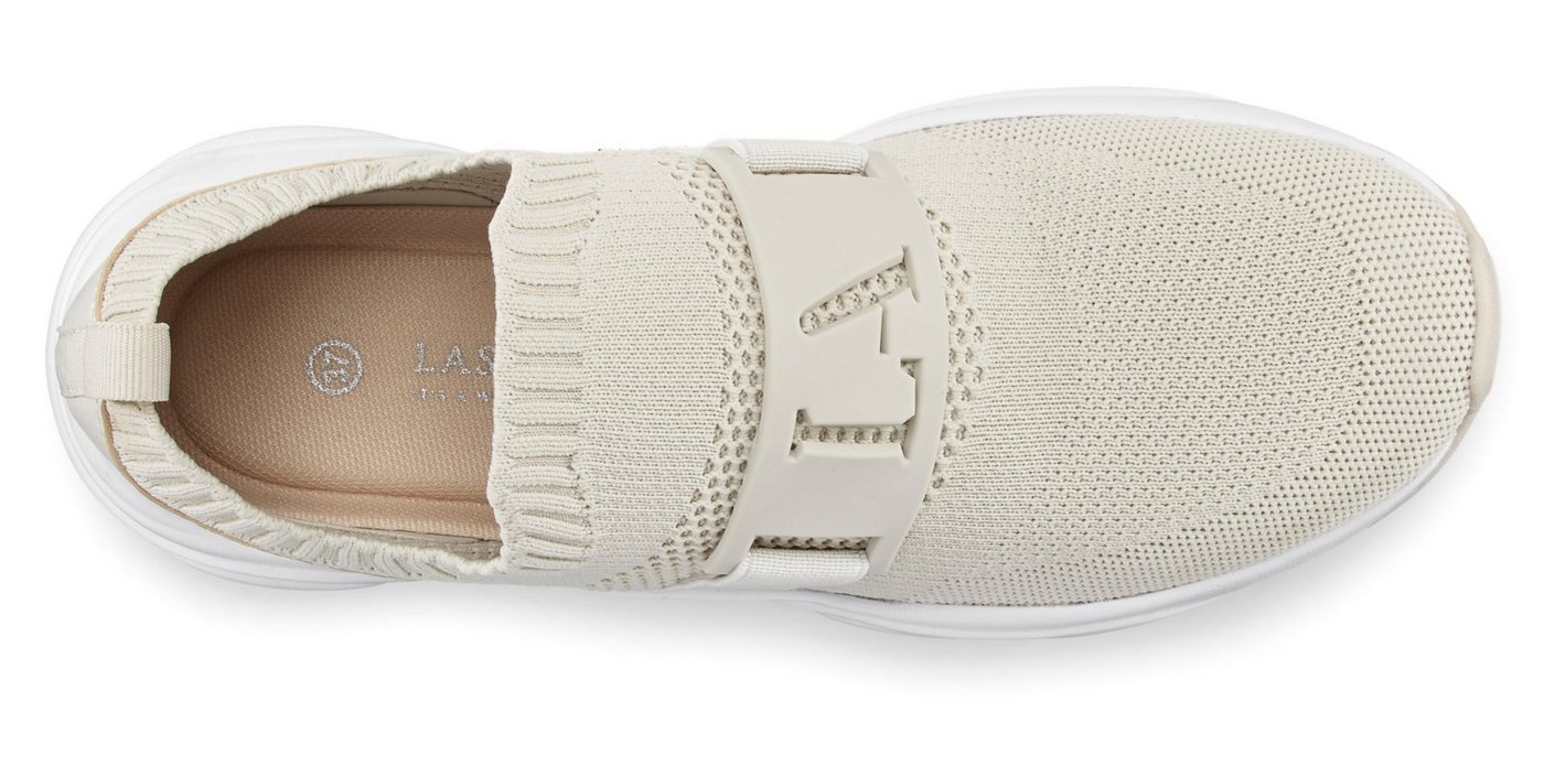 LASCANA ACTIVE Slip-On-Sneaker, Sneaker Halbschuh, Freizeitschuh, Slipper, Chunky Sohle VEGAN – Bild 4 von 5