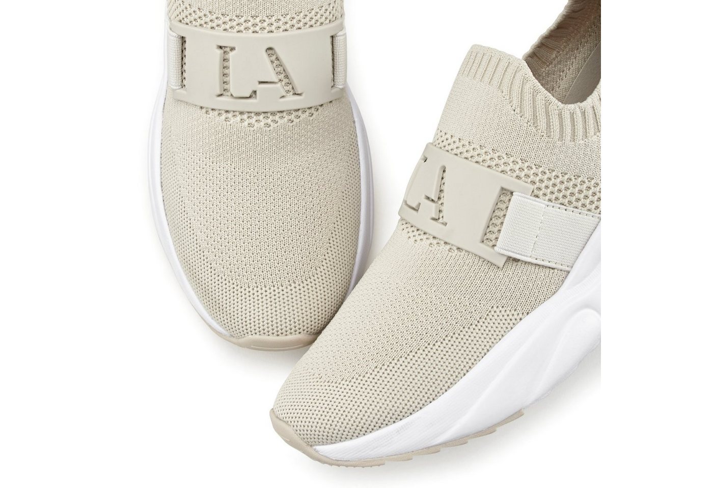 LASCANA ACTIVE Slip-On-Sneaker, Sneaker Halbschuh, Freizeitschuh, Slipper, Chunky Sohle VEGAN – Bild 5 von 5