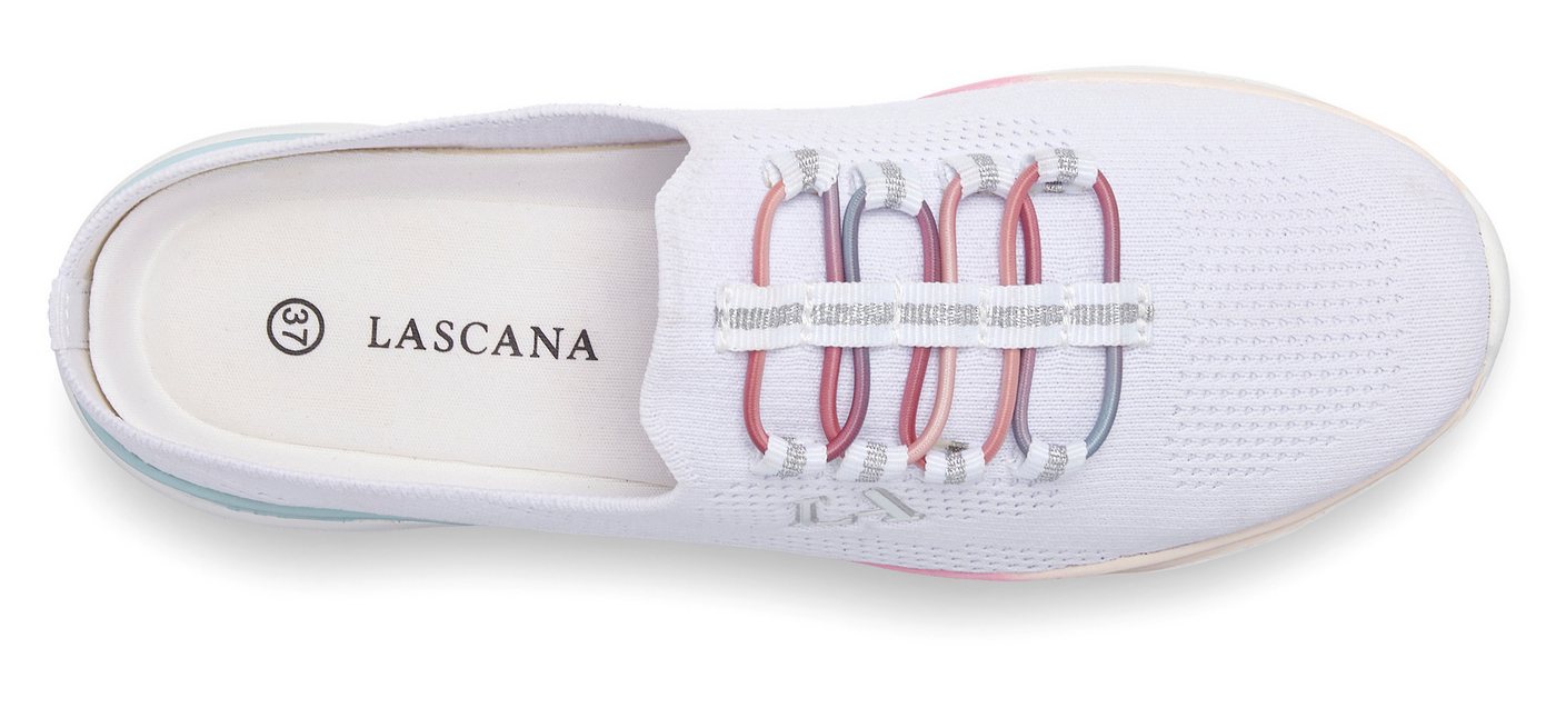 LASCANA ACTIVE Slip-On-Sneaker, Sneaker zum Reinschlüpfen, ultraleicht, Sabot, Clog, Freizeitschuh VEGAN – Bild 3 von 5