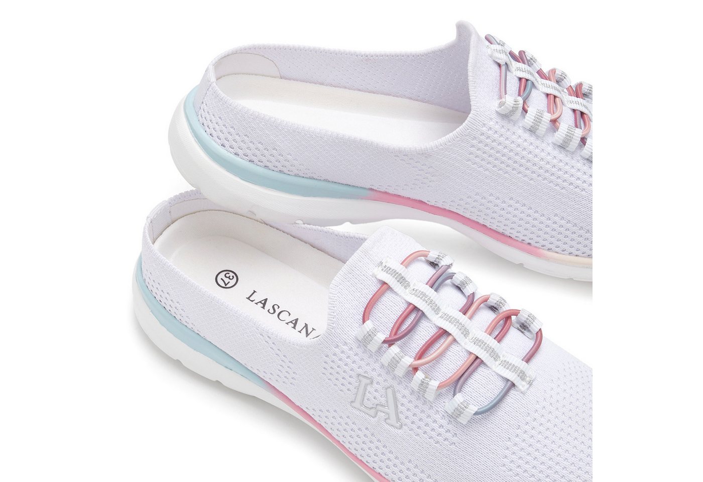 LASCANA ACTIVE Slip-On-Sneaker, Sneaker zum Reinschlüpfen, ultraleicht, Sabot, Clog, Freizeitschuh VEGAN – Bild 5 von 5