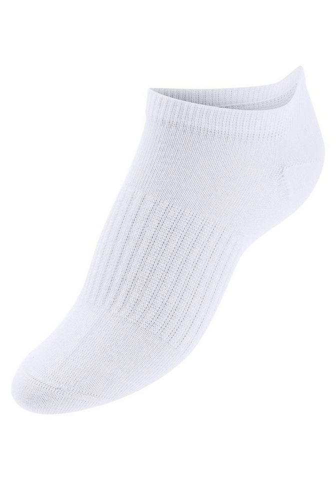 LASCANA ACTIVE Sneakersocken Kurze, Niedrige Socken aus Baumwolle für Sneaker, ohne Frottee (Packung, 7-Paar) mit Mittelfußgummi – Bild 5 von 5