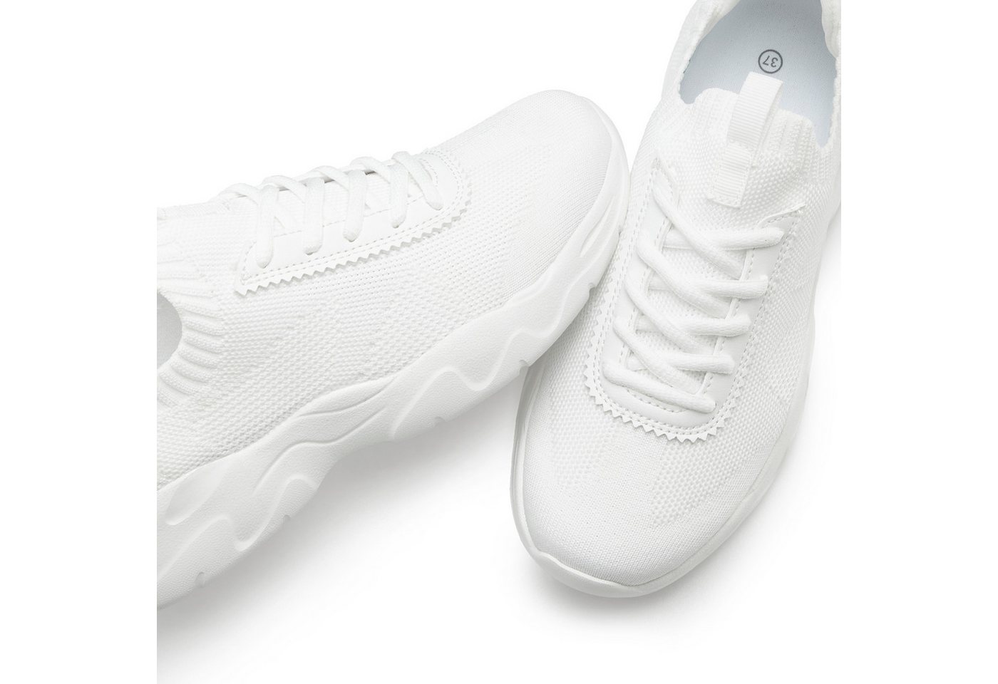 LASCANA ACTIVE Turnschuhe, Sneaker ultraleicht und bequem zum Reinschlüpfen mit Zierschnürung VEGAN – Bild 4 von 5