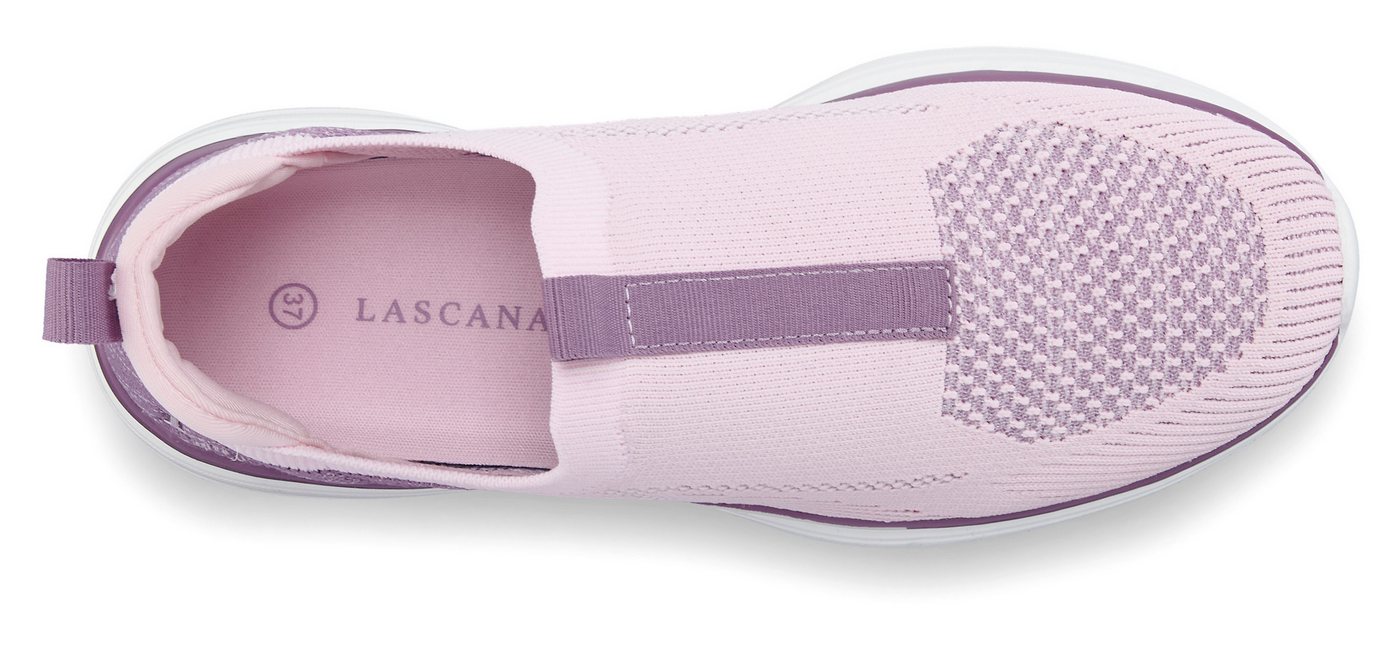LASCANA ACTIVE Turnschuhe, Slip-On-Sneaker, Slipper, Freizeitschuh, Sneaker ultraleicht und bequem zum Reinschlüpfen VEGAN – Bild 3 von 5