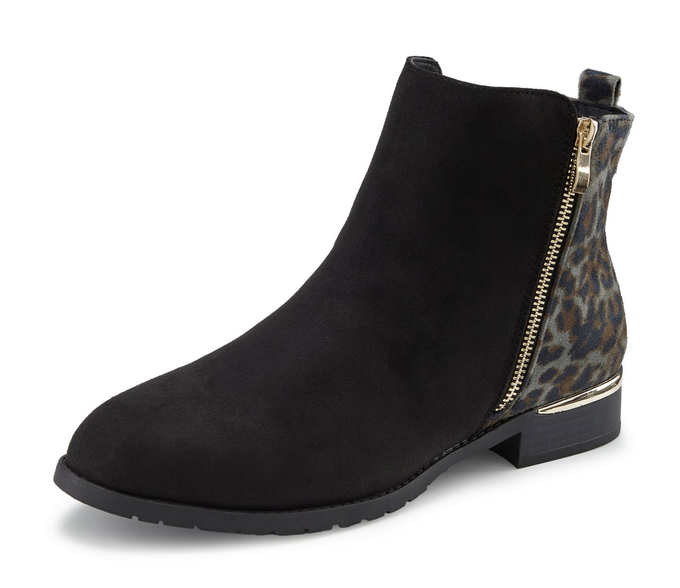 LASCANA Ankle Boots, Stiefel Stiefelette mit Leo-Print VEGAN – Bild 2 von 5