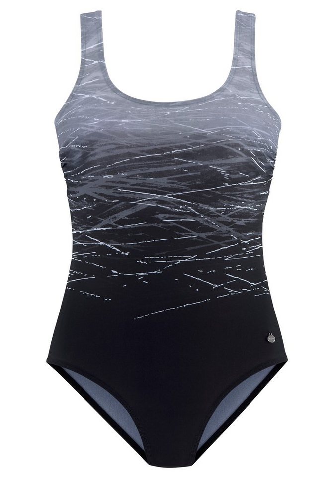 LASCANA Badeanzug mit Batikprint und Shaping-Effekt – Bild 2 von 5