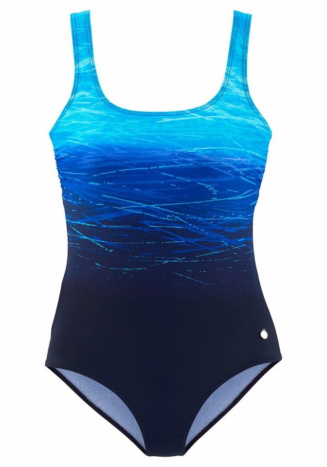LASCANA Badeanzug mit Batikprint und Shaping-Effekt – Bild 2 von 5
