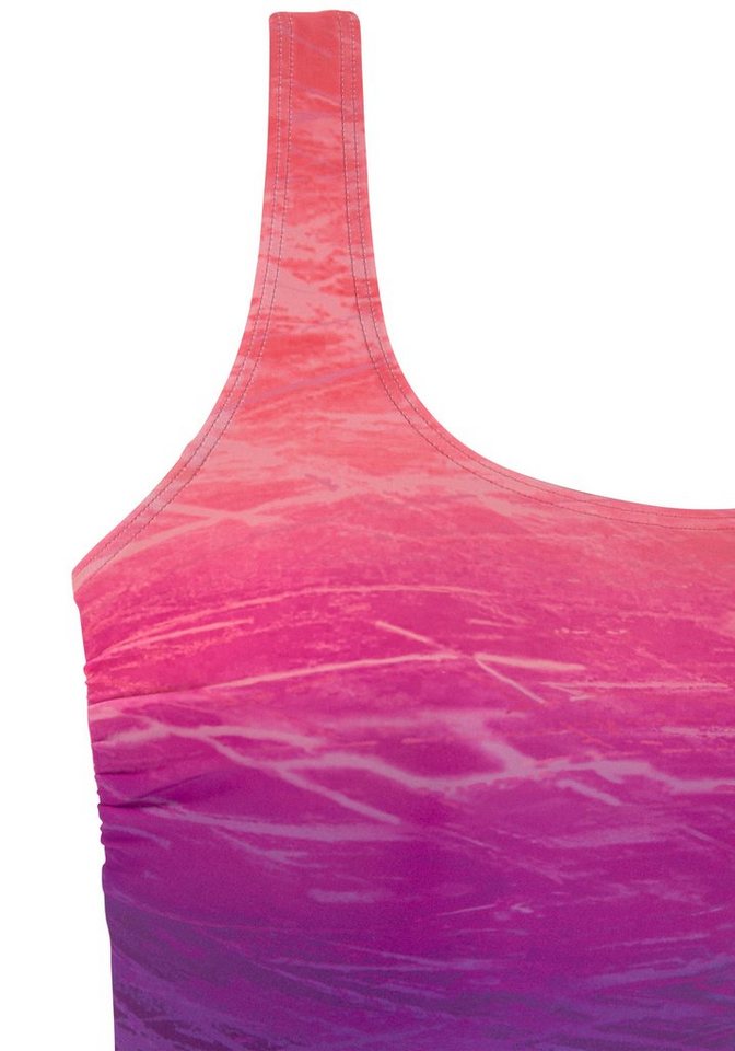 LASCANA Badeanzug mit Batikprint und Shaping-Effekt – Bild 4 von 5
