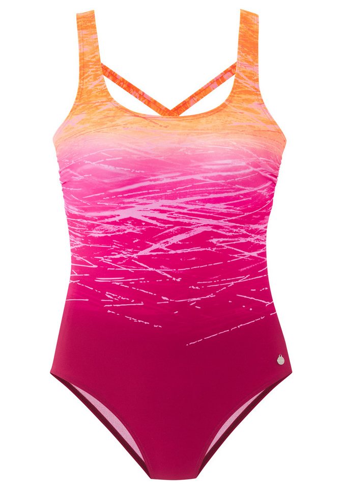 LASCANA Badeanzug mit Batikprint und Shaping-Effekt – Bild 2 von 5