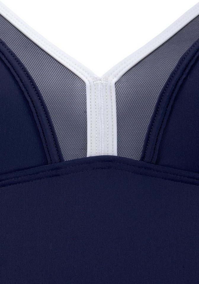 LASCANA Badeanzug mit Mesh-Einsatz und Shaping-Effekt – Bild 5 von 5