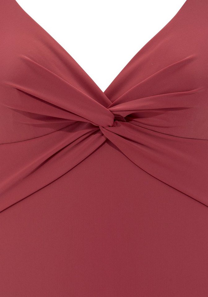 LASCANA Badeanzug mit Shaping-Einsatz vorn, eingearbeitete Softcups, mit Raffungen – Bild 4 von 5