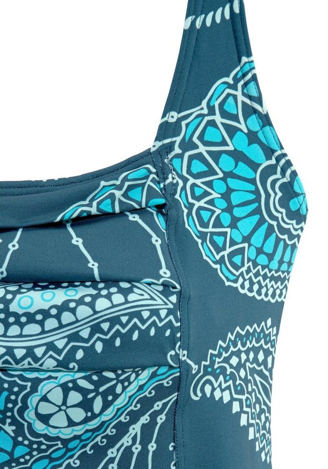LASCANA Badekleid mit schönem Druck oder unifarben – Bild 3 von 5