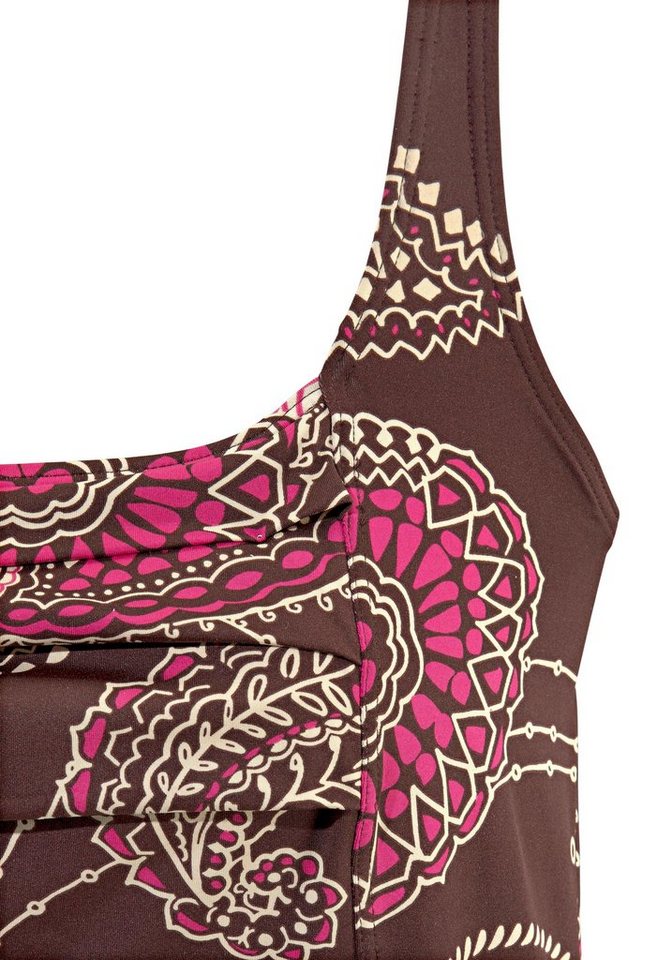 LASCANA Badekleid mit schönem Druck oder unifarben – Bild 3 von 5