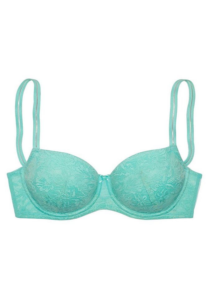LASCANA Balconette-BH aus feiner, blumiger Spitze, Dessous – Bild 2 von 5