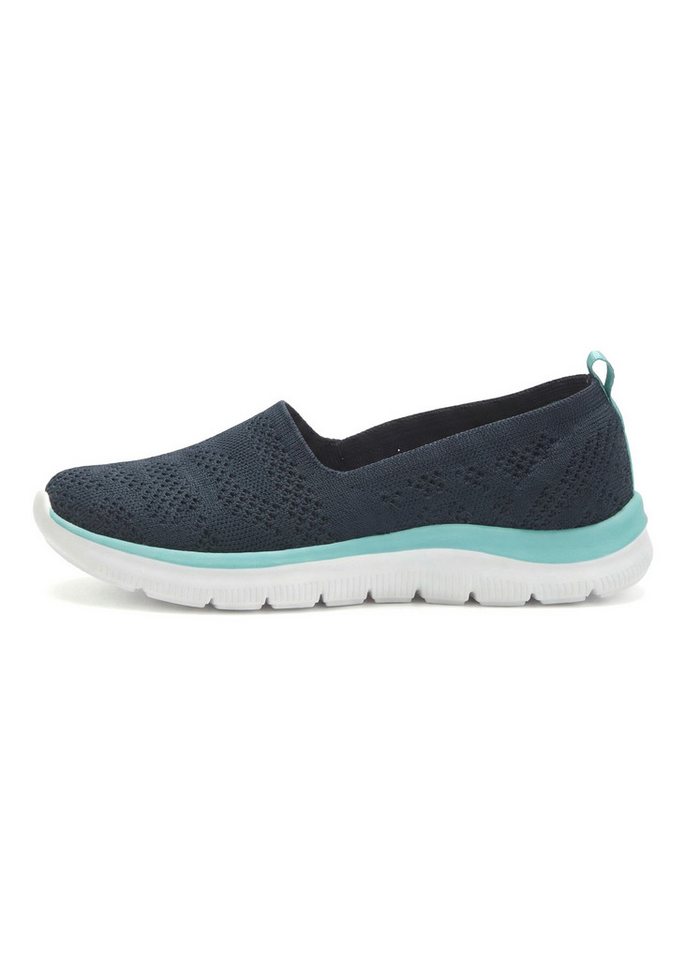 LASCANA Ballerina, Sneaker, Freizeitschuh, Slip-On-Sneaker, Slipper zum Reinschlüpfen, ultraleicht VEGAN – Bild 3 von 5