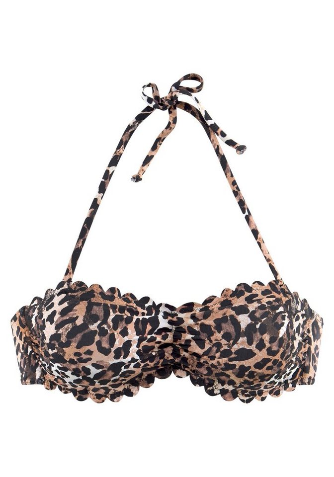 LASCANA Bandeau-Bikini-Top Lexa, mit Muschelkante – Bild 2 von 5