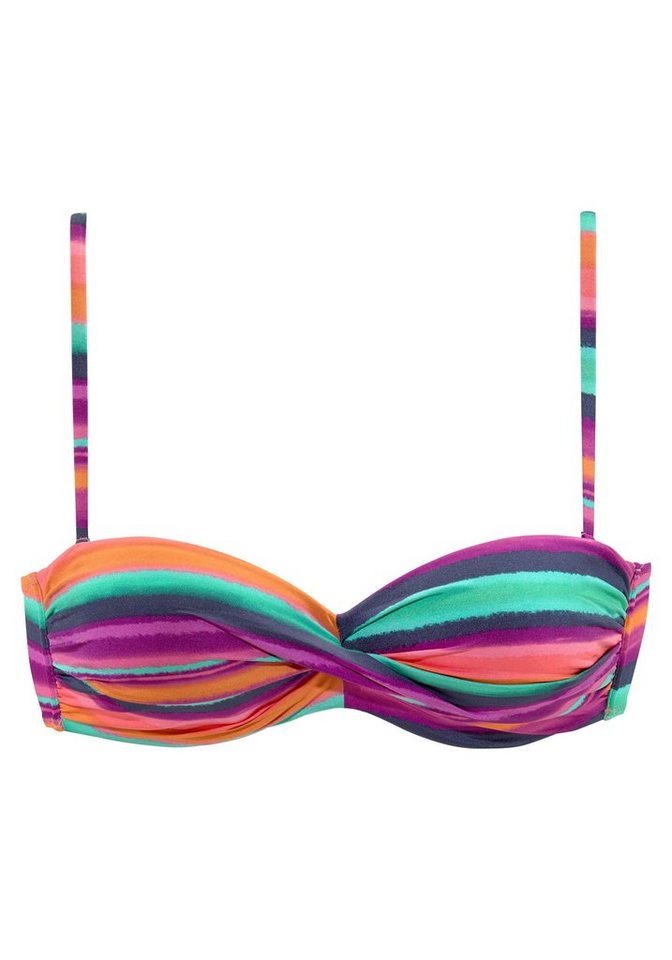 LASCANA Bandeau-Bikini-Top Rainbow, mit 5 Tragevariationen – Bild 2 von 5