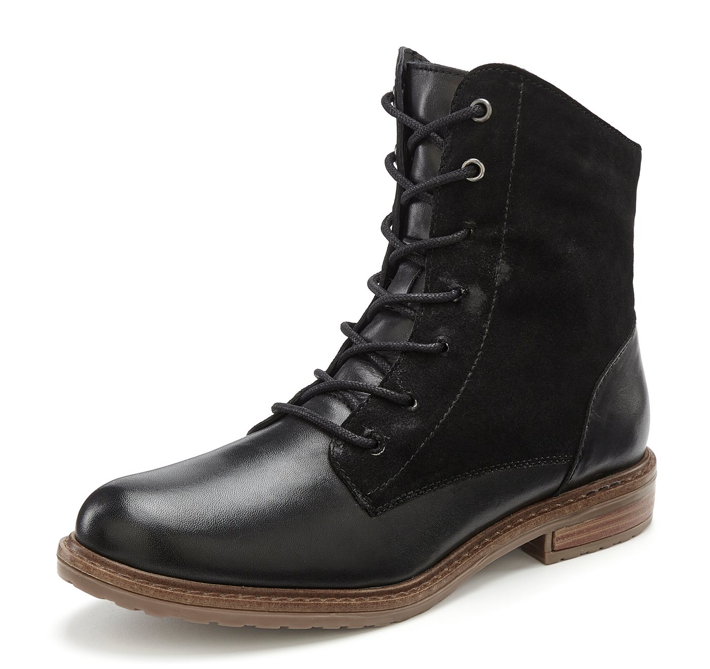 LASCANA Boots, Lederschuhe, Stiefelette aus Leder – Bild 3 von 5