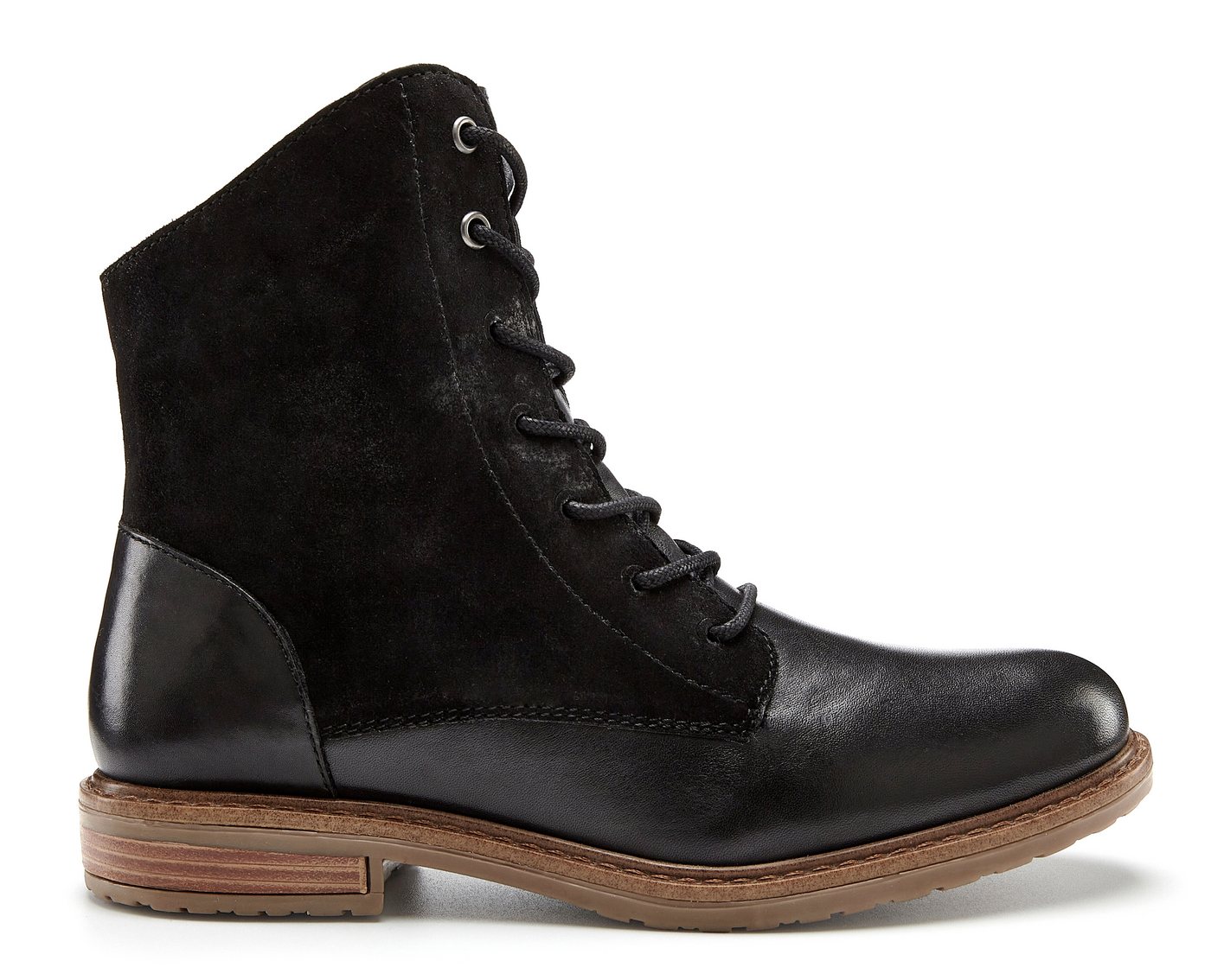 LASCANA Boots, Lederschuhe, Stiefelette aus Leder – Bild 4 von 5