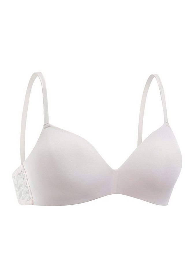 LASCANA Bralette-BH, BH ohne Bügel, T-Shirt-BH, bügelloser BH, Schalen-BH, bequemer BH, Dessous – Bild 2 von 5