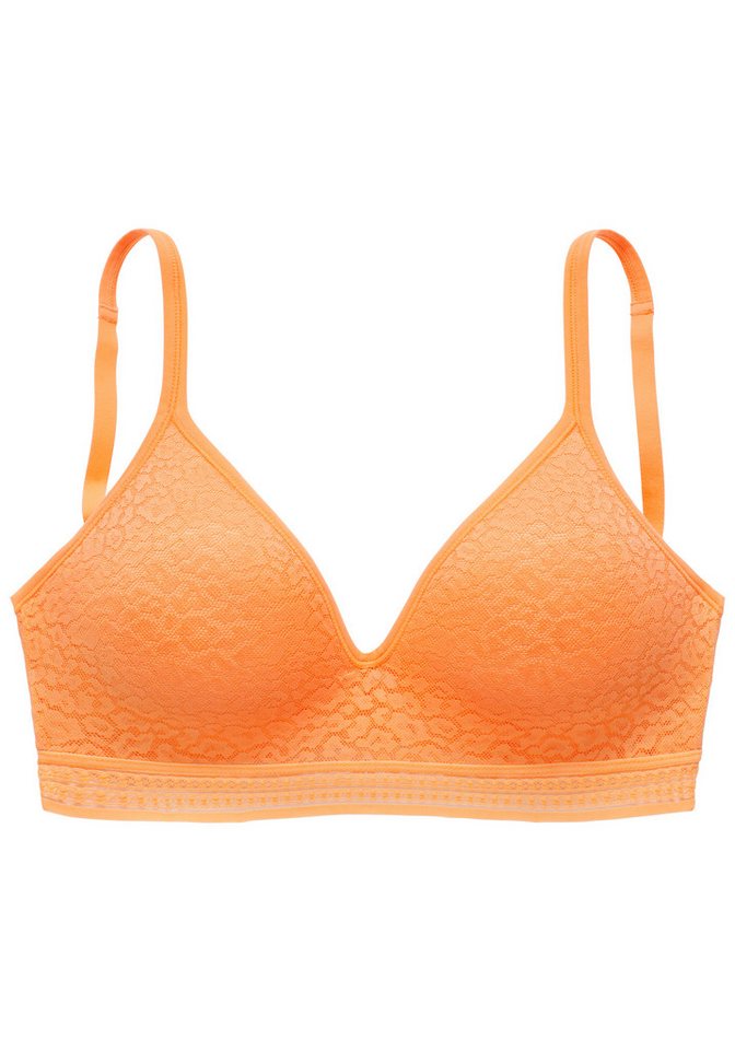 LASCANA Bralette-BH, BH ohne Bügel, Push-up-BH, Freya in Leo-Optik, bequemer BH, große Größen, Dessous – Bild 2 von 5